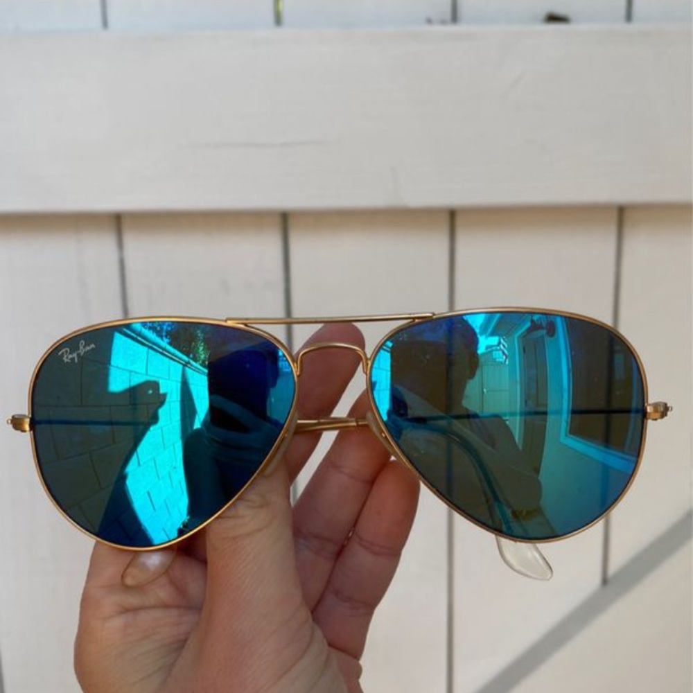 RayBan blue aviators